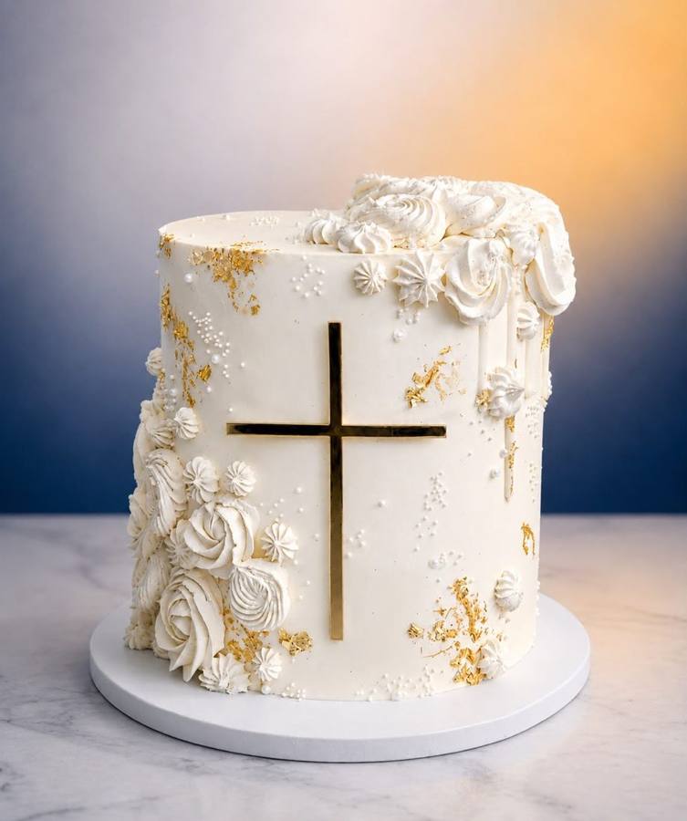 Gâteau de baptême et communion Obéissance