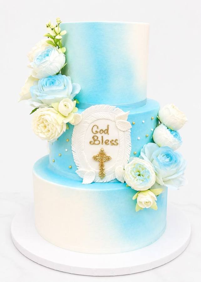 Gâteau de baptême et communion Obéissance