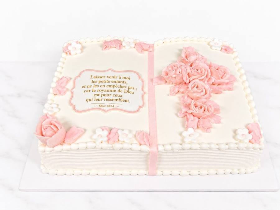 Gâteau de baptême et communion Obéissance