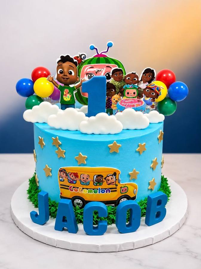Gâteau d'enfant à thème Obéissance