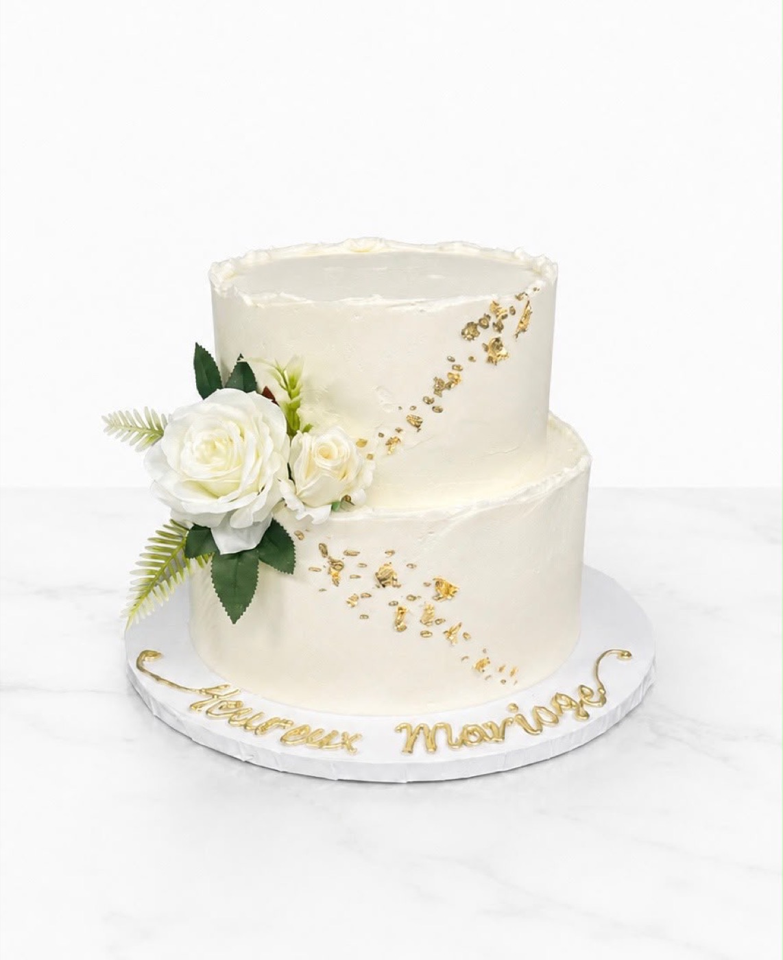 Gâteau de mariage à étages sur mesure Obéissance