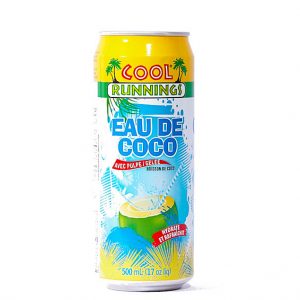 Cool Running Eau de coco avec pulpe - épicerie et boulangerie haïtienne Obéissance, Montréal