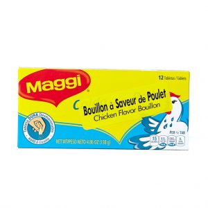 Maggi bouillon à saveur de poulet - épicerie et boulangerie haïtienne Obéissance, Montréal