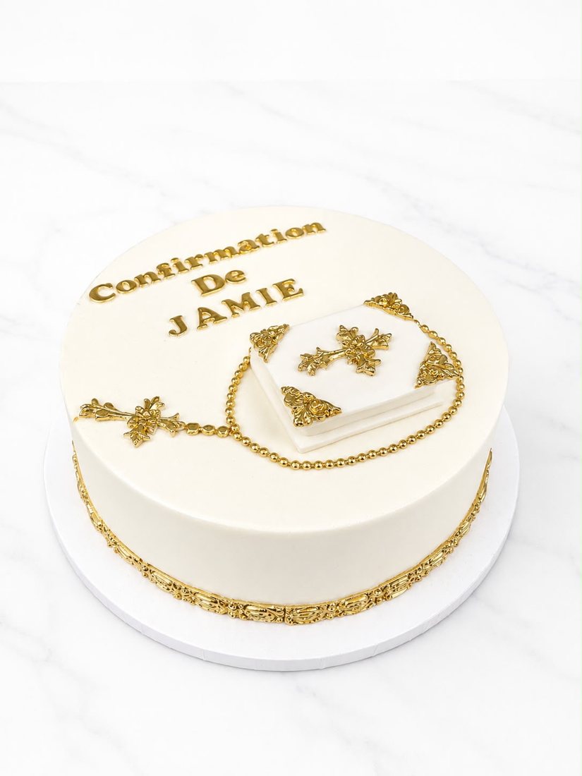 Gâteau de baptême et communion Obéissance 1