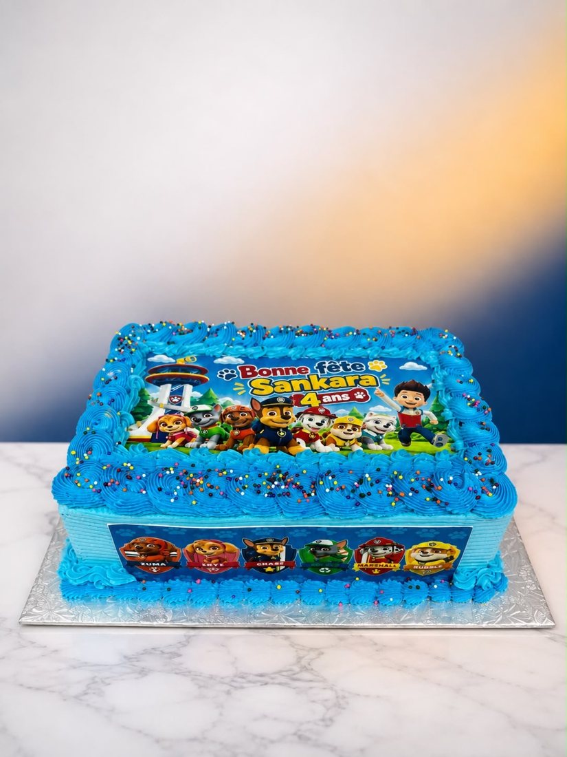 Gâteau d'enfant à thème Obéissance 1