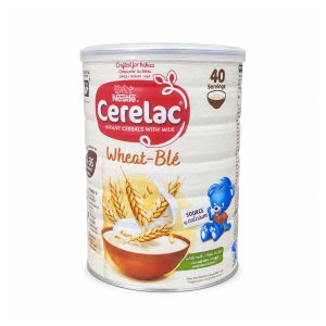 Contenant de céréales Cerelac au blé avec lait