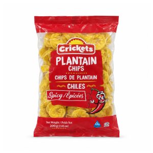 Sac de 200 g de chips de plantain épicées Crickets