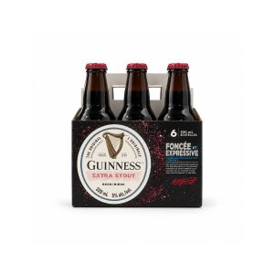 Bière Guinness Extra Stout – 6 bouteilles de 330 ml